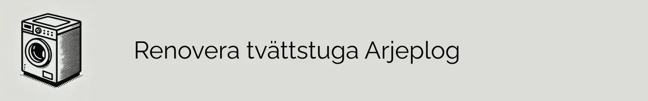 Renovera tvättstuga Arjeplog